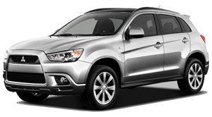 SUV rental parked at Douglas-Charles Airport Dominica